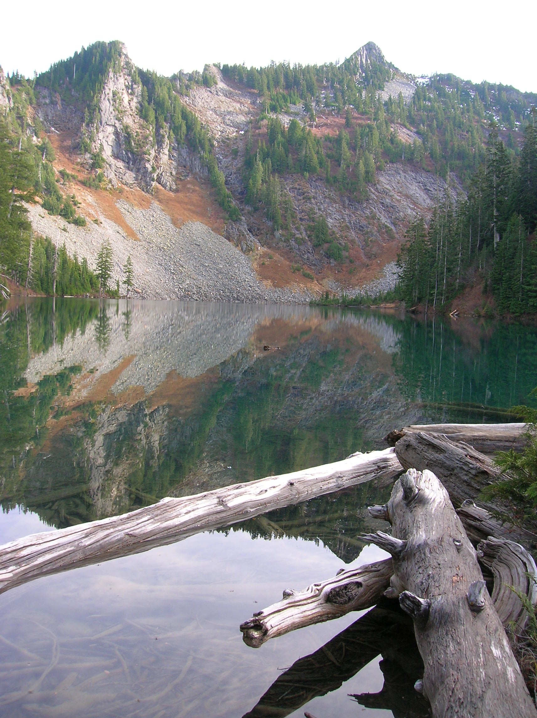 Boulder Lake—Beautiful Sultan Basin Lake not easy to reach—but inviting