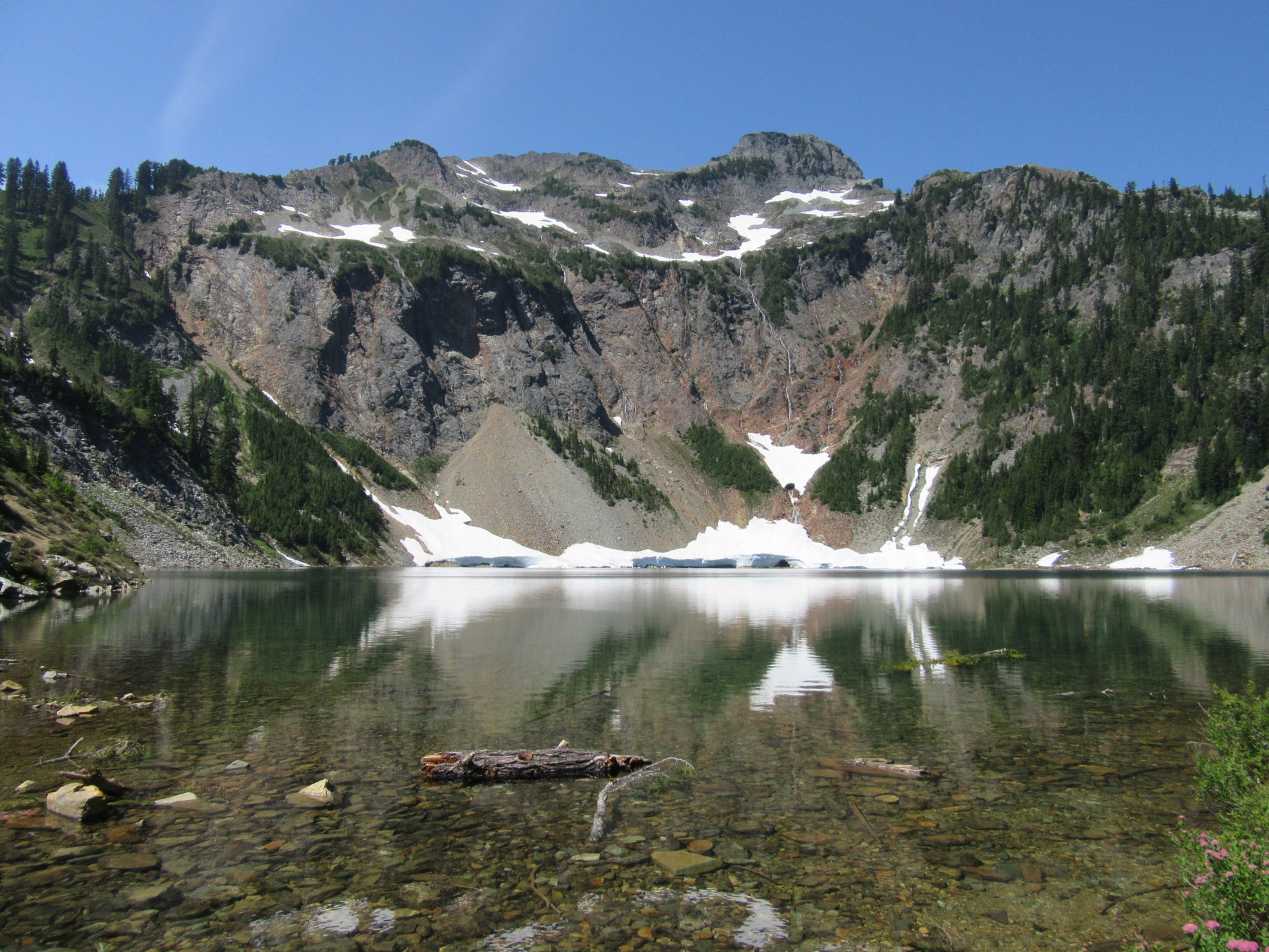 Silver Lake─Precious body of water above old mining district HIke of