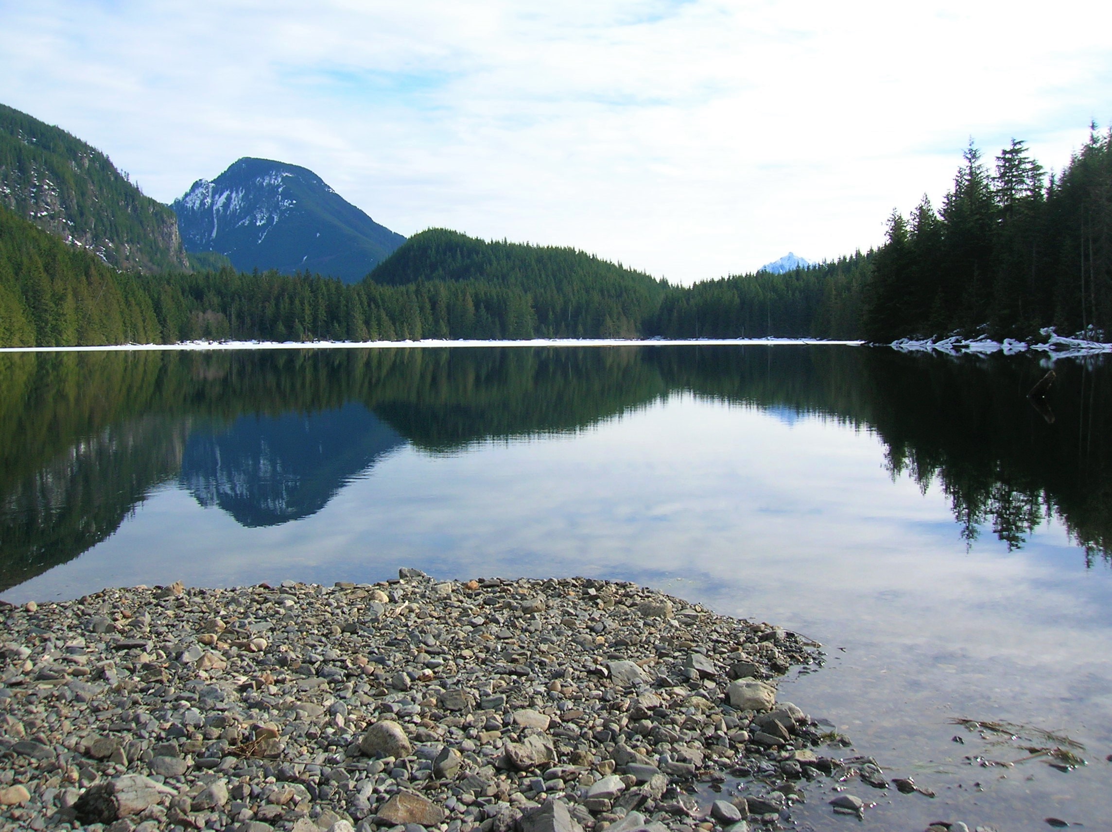 Wallace Lake—Tranquil waters above thundering falls HIke of the Week